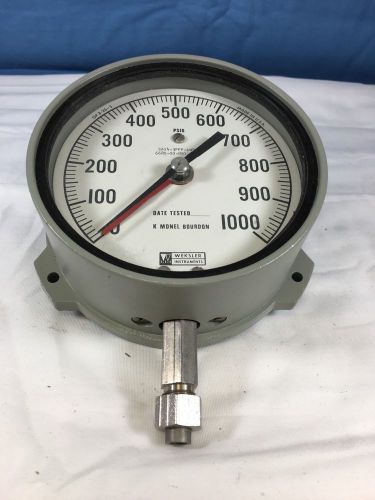 Weksler 4.5&#034; 0-1000 mil-spec gauge for sale