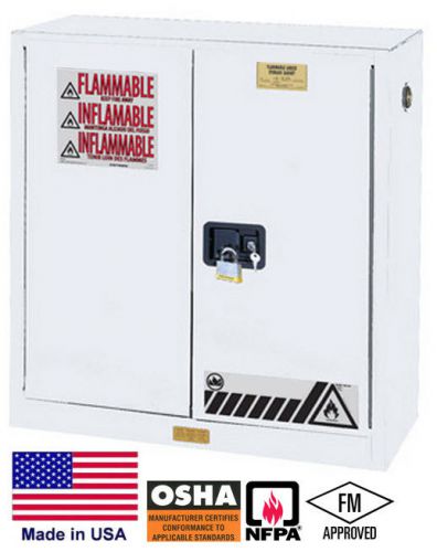 Cabinet hazardous materials / flammable liquids - 30 gallon - 44h x 43w x 18d  w for sale