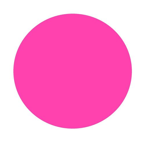 3/4&#034; Diameter Fluorescent Pink Circle Labels (500 per Roll)