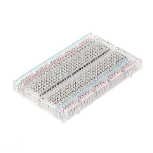 400 tie point transparent mini solderless breadboard protoboard contacts for sale