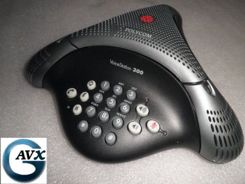 Polycom voicestation 300 +90day warranty, conference speakerphone &amp; power supply for sale