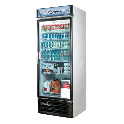 Turbo Air TGM-22RV, White 29-inch Single Glass Door Merchandising Refrigerator -