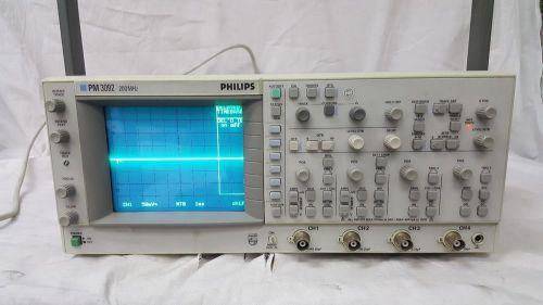 Philips pm 3092 200mhz oscilloscope - as is (see description) for sale