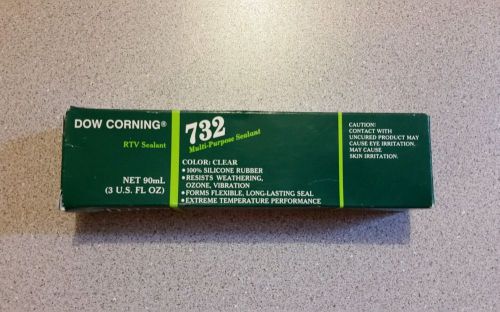 New Dow Corning, RTV 732 Multi-Purpose Sealant,Clear,3 OZ