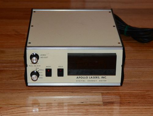 Apollo Lasers Inc. Digital Energy Meter