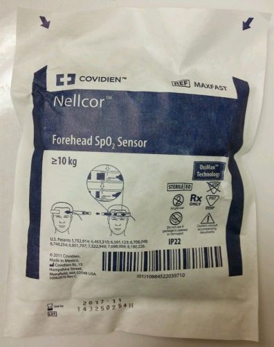 Covidien Nellcor MAXFAST Forehead SpO2 Sensor with OxiMax Technology
