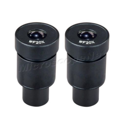 A Pair of Widefield WF20X/10 Eyepieces 30.0mm for Stereo Microscopes