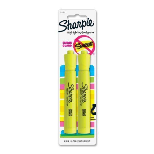 Sharpie 25162PP Accent Tank-Style Highlighter, Fluorescent Yellow