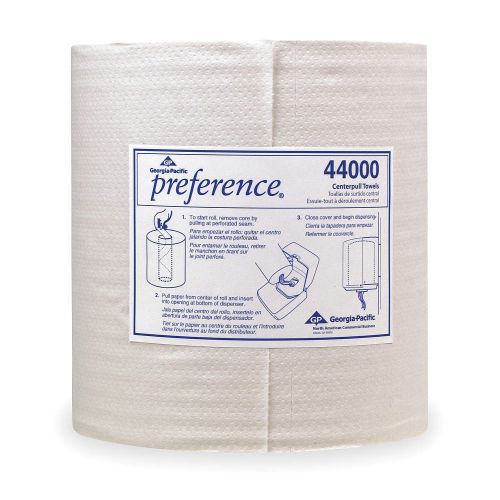 Georgia-Pacific 44000 2-Ply White Centerpull Towels. Pk/6; FREE SHIPPING; (3A)