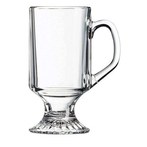 Winco WG03-004, 10-Ounce Footed Mugs, 24-Piece Case