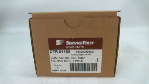 Service First CTR01150 3P 30A 600V 120V Coil