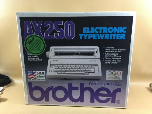 NOS Brother Electronic Typewriter AX-250 Factory sealed