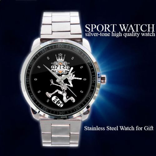 Skeleton Style Skateboards Logo Design Sport Metal Watch