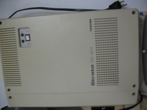 Toshiba Strata DK 40i office phone system with 8 phones 1 control panel