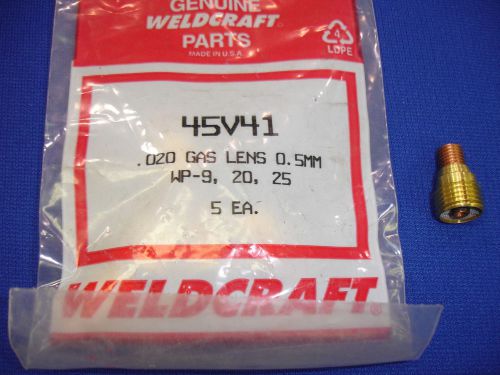 1 each Weldcraft Gas Lens .020 45V41 WP-9 WP-20 WP-25 $10