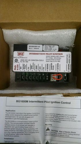 ( NEW IN BOX )      BASO     BG1600M30EP-1ADC      INTERMITENT PILOT CONTROL