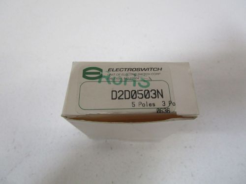 ELECTROSWITCH ROTARY SWITCH D2D0503N *NEW IN BOX*