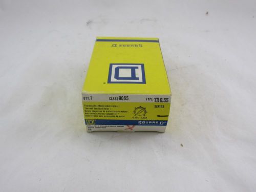 *NEW* SQUARE D 9065 TYPE TRO.55 THERMAL OVERLOAD RELAY *60 DAY WARRANTY*