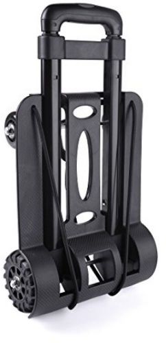 FiveJoy Folding 4-Wheel Hand Truck (150 Lbs Capacity) - Heavy Duty Solid Cart -