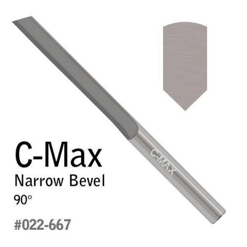 Graver C-Max 90 Degree Carbide Narrow Bevel, Made by GRS in the USA