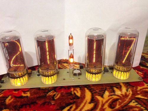 nixie tube clock in18