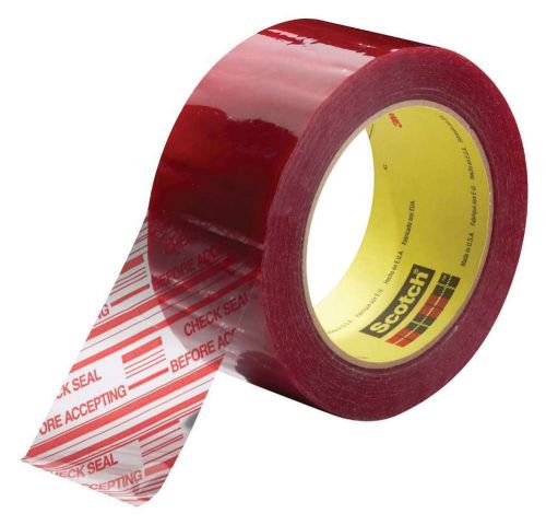 Scotch printed message check seal before accepting box sealing tape 3779 clear, for sale