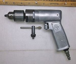 1 Chicago pneumatic 3/8&#034; Drill 3300 RPM CP2480-0-53 with Jacobs 41BA Chuck w/key
