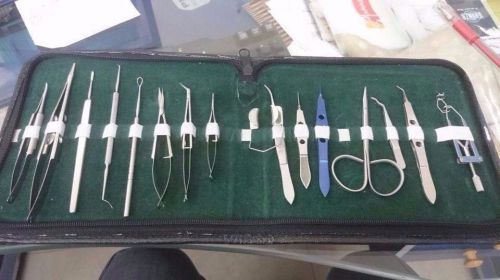 Basic Opthalmic surgical Instrument cataract set of 16 pcs
