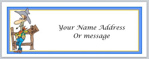 30 Personalized Return Address Labels Hillbilly Buy 3 get 1 free (c10)
