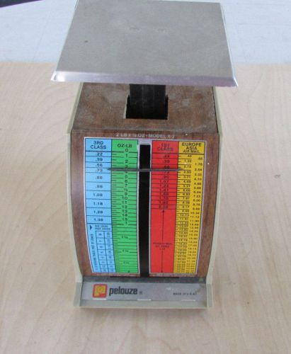 Vintage Pelouze Model: X-2 Postage Scale 2 Lbs (Made in USA)