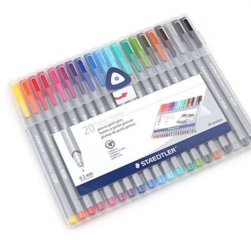 Staedtler Triplus Fineliner Pens 20 Color Pack