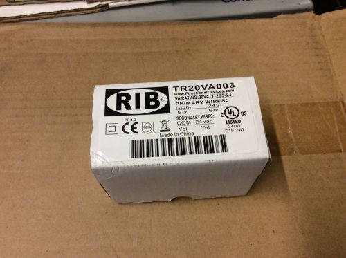 Functional devices inc / rib tr20va003 class 2 transformer 24vac 20 va nib for sale