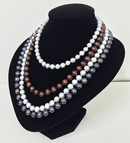 Black Velvet Wide Necklace Bust Jewelry Display Stand Figure