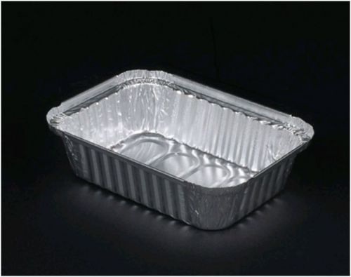 Durable 245-30-500 Aluminum Feeding Containers 7&#034; x 5&#034; x 2&#034; Food  Lot of 500