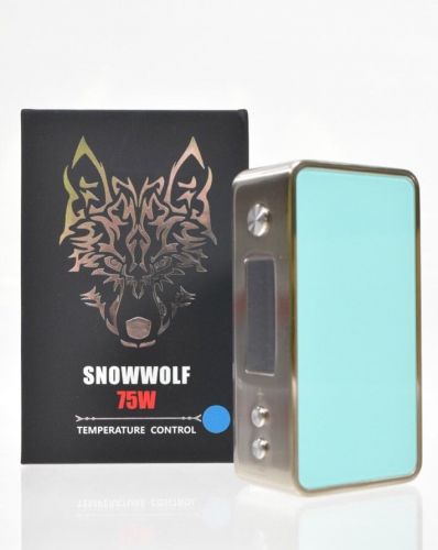 [NEW] SNOW WOLF MINI | 75W TEMP CONTROL BOX MOD | Blue | 100% AUTHENTIC