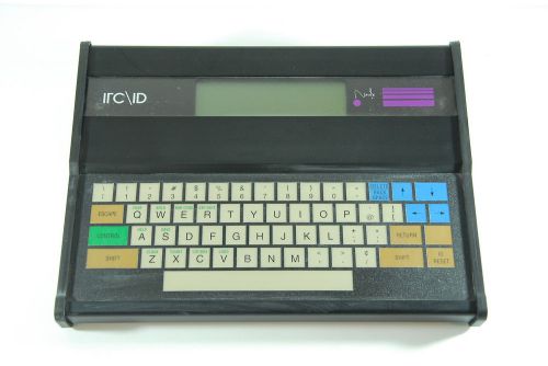 Imaje ILC/ID Portable, Menu Driven Input Device MINT P/N:16372 w/Manual &amp; Cable