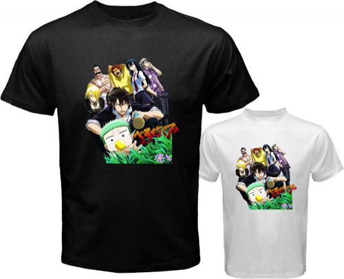 BEELZEBUB Tatsumi Oga Hilda Aoi Queen Anime Men&#039;s White Black T-Shirt Size S-3XL