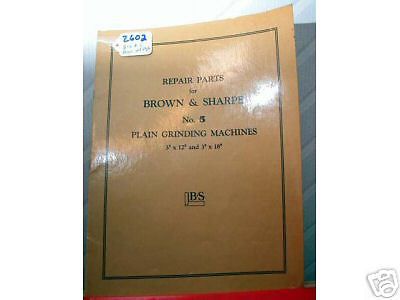B &amp; S No. 5 Plain Cylindrical Grinder beg. S/N 522-5-1, Inv 2602