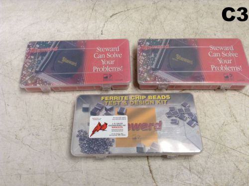 Stewart Ferrite Chip Bead &amp; Flat Plate Kits-Lot of 3-New