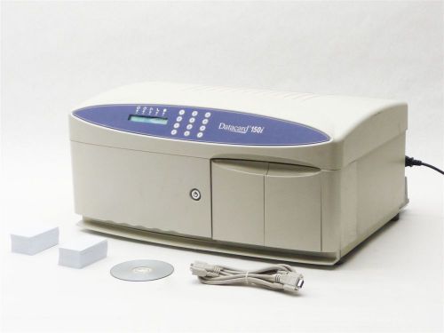 DATACARD 150i CREDIT ID CARD PRINTER EMBOSSER INDENTED TOPPER ENCODER SYSTEM