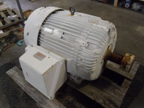 RELIANCE 125HP DUTY MASTER MOTOR #6181110J FR:444T VOLTS:460 RPM:1785 PH:3 USED