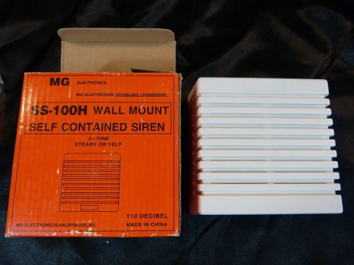 MJ Electronics SS-100H Wall Mount Self Contained Siren 2-Tone