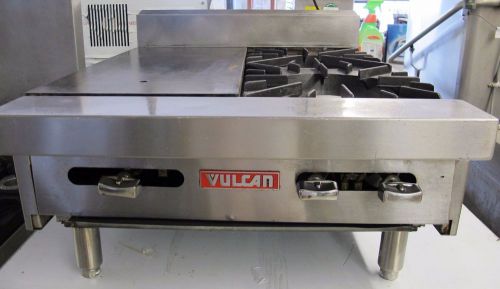 VULCAN 2 BURNER COUNTERTOP STOVE WITH FLAT TOP - GREAT USED CONDITION