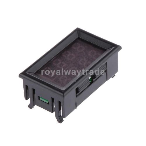 10A LED Digital Voltmeter Ammeter Gauge Anolog Display Pannel for Motor Car