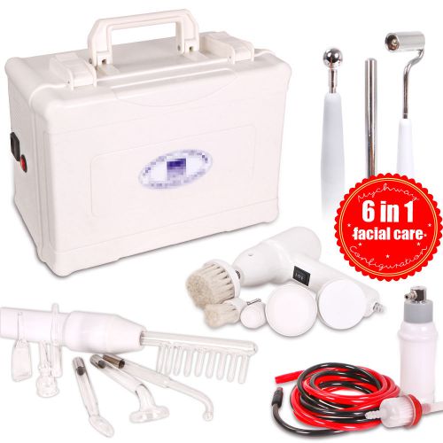 Portable 6in1 Galvanic Spray Cleaner High Frequency Acne Blackheads Removal Case