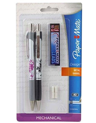 Paper Mate Papermate Floral Design 0.7mm Mechanical Pencil Starter Set, 2