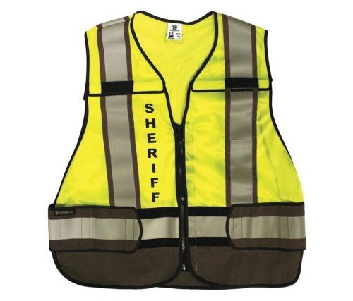 Smith &amp; Wesson Sheriff Reflective Mesh Safety Work Vest SVSW034-2X/4X
