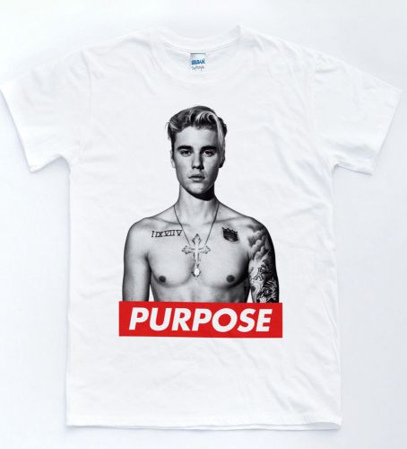 JUSTIN BIEBER Purpose T-shirt What Do You Mean Tee Believer Sorry Jack U Top