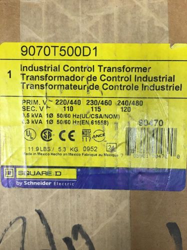 Square D 9070T500D1 Transformer NIB