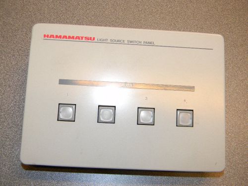 Hamamatsu Light Source Switch Panel